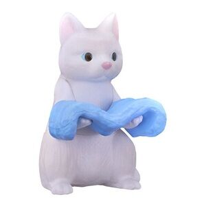 Gentle Feelings Rainy Day Edition Cat Holding a Towel